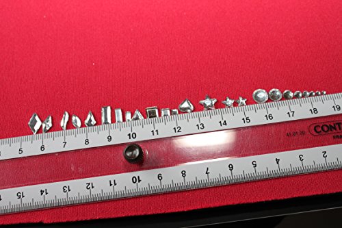 Strass Form oval 4 x 8 mm Glas Hotfix 100 Stück Farbe Kristall Bling - 4