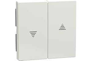 Schneider Electric Merten Wippe für Rollladenschalter und -taster, System M, polarweiss glänzend, Artikelnummer 432419, 1 Stück