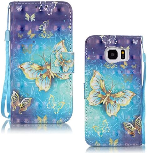 Yaking® Samsung Galaxy S7 Edg Case PU Leather Stand Flip Cover Wallet Printing Business style Phone Case Cover for Samsung Galaxy Samsung Galaxy S7 Edg