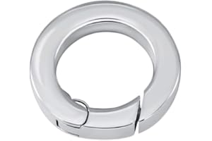 Quiges Femme Anneau de Connexion pour Colliers et Pendentifs Acier Inoxydable