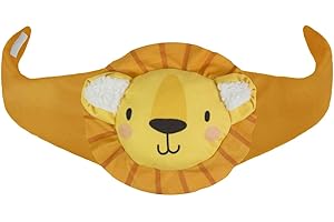 FEROCITY Sweet Cherry Stone Animal Cushion for The Baby's Tummy Organic Cherry Stone Heatable Pillow Heat and Cold Therapy Lion [088]
