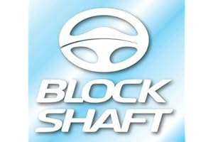 StampaGenerale® - 4 Adesivi Antifurto Auto Block Shaft in PVC (5,5x4,5 Cm) Sticker Deterrente Visivo Resistente e Facile da Applicare (4 Block Shaft, Bianco)