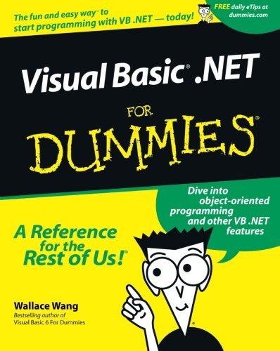 VisualBasic .NET For Dummies by Wallace Wang (2001-11-29)