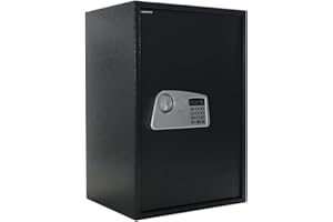 Rottner T05792 Elektronik Möbeltresor Trendy 4, Elektronikschloss, Anthrazit, BxH 450x670 mm, Befestigungsmaterial inklusisve, 1 Fachboden