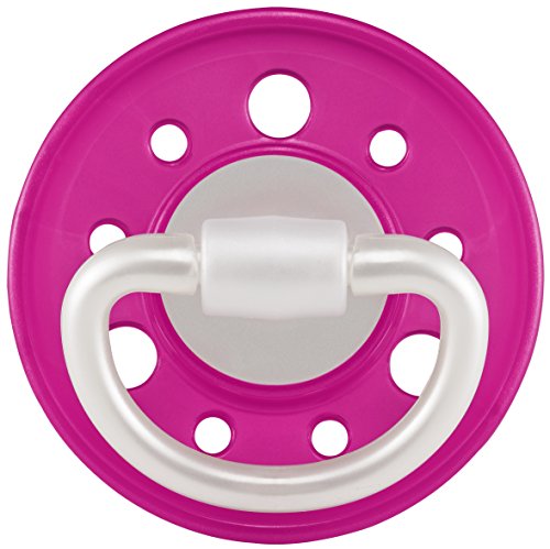 Nip Kirschform Schnuller „Cherry“ LATEX, Größe 1, 0-6 Monate - 6