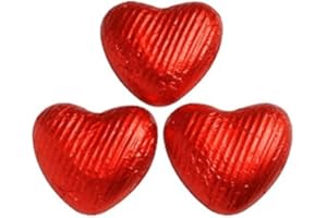 CHOCOLATE TRADING CO Red Chocolate Hearts (Small) - Bag of 50