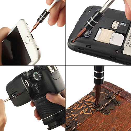 Magnetische Schraubendreher Set, MECO 60-in-1 mit 56 magnetischen Schraubendrehersatz Driver Kit, Präzisions Schraubenzieher Set, Reparaturset Tool für Elektronik/ XBOX/Smartphone/Tablet/PC/MacBook Gruen - 5