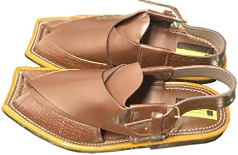 Men's Gold Khussa Shoes Punjabi Jutti Indian Ethnic Mojari Tribal Bridal Shoes J1070 (7.5)