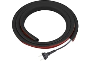 FARYODI Canaleta flexible para cables, 2 m, fácil montaje, negro, para casa, oficina, almacén, concierto, todos los cables de alimentación en el hogar