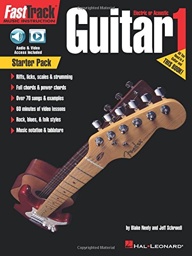 FastTrack Guitar Method - Starter Pack. Includes Media Online: Electric or Acoustic (Fast Track Music Instruction)