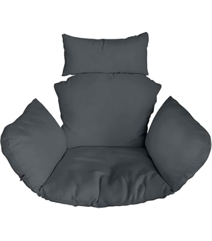 MHUQIA Hängesessel Kissen - Outdoor Polster Für Rattan Schaukeln & Hängestühle