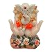 Marble Look Hindu God Shri Ganesh Car Dashboard Statue Lord Ganesha Idol Bhagwan Ganpati Handicraft Decorative Spiritual Puja Vastu Showpiece Figurine - Religious Pooja Gift Item & Murti for Mandir / Temple / Home Decor / Office / Study Table RS.380.00
