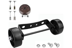 TTAMG Spotimlody Universal Patio Heater Wheel Kit-Easy to Move/Install-Gas Patio Heater Replacement Universal Movable Wheel, Patio Heater Parts Outdoor Umbrella Gas Heater Wheels