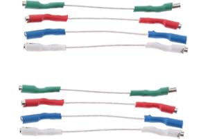 TISHITA #N/A 8 Piezas De Cables Estéreo De Fonógrafo, Cartuchos, Cables De Carcasa, Clips De Conector