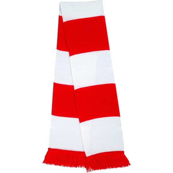 Écharpe Arsenal Football Club – Officielle 2015-2016 – Rouge Et Blanche – Supporter