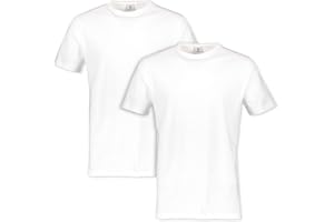 LERROS - Herren Rundhals Doppelpack Tshirt, Regular Fit, (2003014)
