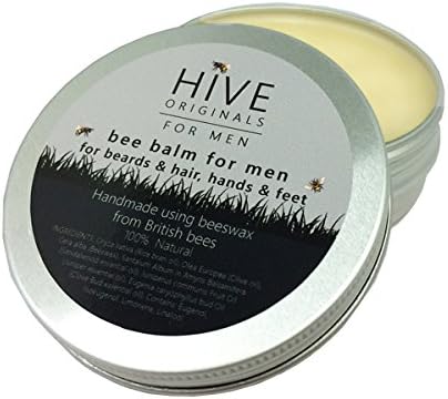 Bee Balm for Men Handmade using British Beeswax 100% Natural Beard Oil face Protection