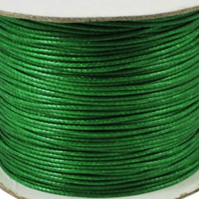 k2-accessories 0.5mm Korea Waxed Thong Cord - Dark Green - C0631 / 10 Mtrs
