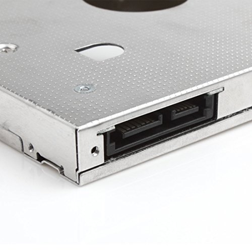 DiGiYes® 12,7 mm / 0.5in Universelle Second SATA HDD Festplatte Caddy Modul Adapter - 5