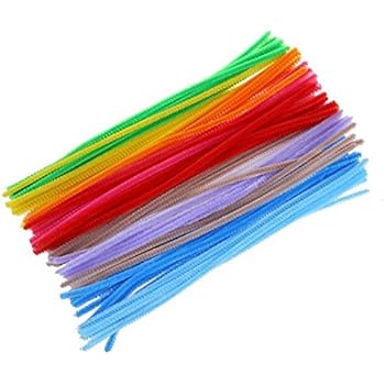 100 Tiges Chenilles Nettoyants Pipe 30 Cm – Light Brown, Bricolage, Lot