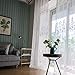 Produktbild Kräuselband Vorhang Blickdicht Gardinen Wohnzimmer Gardine Vorhang Für Schlafzimmer Vorhang Transparent Voile Vorhänge,100 * 270/2