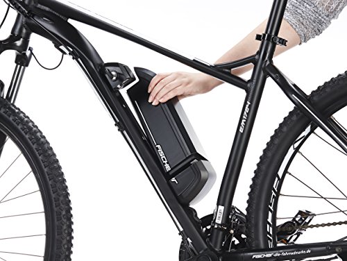 FISCHER E-Bike MOUNTAINBIKE EM 1724, 29 Zoll, Hinterradmotor 48 V/422 Wh „Powered by BAFANG“ und Shimano Deore-Schaltwerk - 5