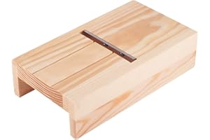 PH PandaHall Raboteuse à Biseau à Savon en Bois Coupe-savon Coupe-pain Bougies Lame Tranchante Coupe-moule à Bougie à Savon Savon à la Main Faisant l'outil de Moule de Coupe