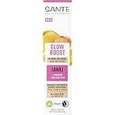 SANTE Naturkosmetik Glow Boost Toned BB Cream - 1 fl oz - Glow Effect Facial Care - Radiant Fresh Complexion - For All Skin T