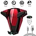 Price comparison product image BOSLISA Wireless Car Charger, X-MAN Wireless Charger Car Mount, Air Vent Phone Holder, QC3.0 10W Fast Charging Samsung Galaxy S9/8/7/Note 8, 7.5W iPhoneX/8/8 Plus More Qi Phones - Red