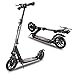 Produktbild BAYTTER® faltbar Kinderscooter Kinderroller Cityroller für Kinder ab 14 Jahre und Erwachsene mit zwei Dämpfungssystemen, Roller aus Aluminiumlegierung, Bremssystem am Vorderrad und am Hinterrad