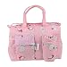 MomToBe Pink Printed Baby Diaper/Nappy Changing Bag RS.449.00