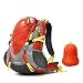 Produktbild Jungleking große Kapazität 30 L Wasserdichte Wanderrucksäcke Reiserucksack Damen Herren Daypack für Outdoor Sport, Camping und Reisen (Rot)