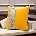 Produktbild MjxdsbSofa Kissen Kissen Wildleder Kern Moderne minimalistische Wohnzimmer Hause große Kissen Kissenbezug lendenkissen, grünes lotusgelb, 45 * 45 cm Kern