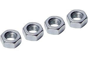 NIMA PARTS 50 Stück Sechskantmutter – M8 – rostfrei verzinkt – Muttern, Mutter, Schraubenmutter, Sechskant-Mutter mit metrischem Rechtsgewinde nach der Norm DIN 934