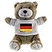Produktbild Multifanshop Kuscheltier Bär Fahne Retro Deutschland Beige