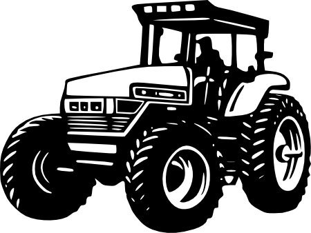 Wandtattoo fürs Kinderzimmer, 72427-100x58cm, ~ Traktor, Trekker ~ Wandaufkleber für Kinder, Aufkleber für die Wand, Tapetensticker aus Markenfolie, 32 Farben wählbar - 2
