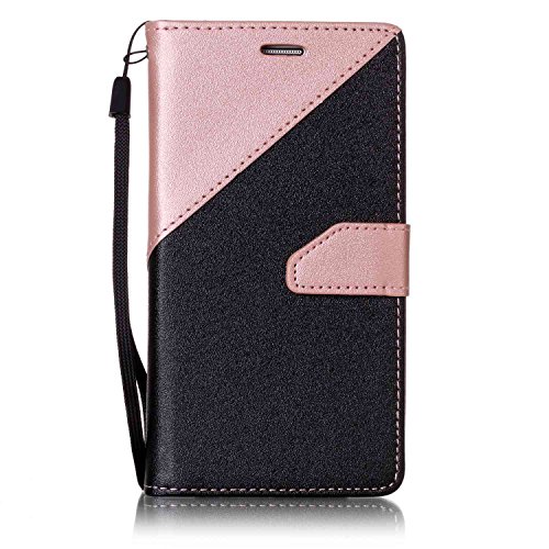 Samsung Galaxy S6 Hülle,Samsung Galaxy S6 Hülle Flip Case,Samsung Galaxy S6 Case Schwarz,Samsung Galaxy S6 Cover,EMAXELERS Galaxy S6 Hülle PU Leder Wallet Brieftasche Schutzhülle Etui für Samsung Galaxy S6,Galaxy S6 Hülle Cute Dreieck Muster PU Ledercase Flip Tasche Case Cover Ledertasche Schutzhülle Handyhülle mit Ständer und Karte Halter Case Hülle Etui Cover für Samsung Galaxy S6,Pink Triangle and Black - 2