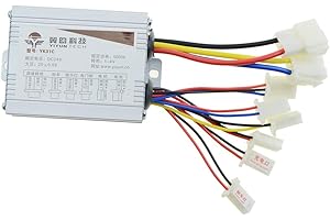 WOOSTAR 24v 500w Contrôleur de Vitesse de Moto Remplacement pour Scooter électrique E Vélo Tricycle Brosse Moteur