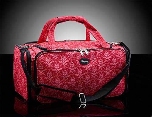 BBEAUTYLOUNGE BAGS, NAIL TECHS BEAUTICIANS MAKEUP TOOL STORAGE NAIL POLISH BLUESKY PROFFESIONAL COSMETIC CASE MAKEUP STORAGE BAG (PINK TECH BAG)