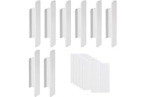 Hezhou 8 Pezzi Self Stick Maniglia in Plastica Maniglia per Cassetto Dell'armadio Maniglia per Porta Del Balcone Maniglia per Porte e Finestre Maniglia del Cassetto del Balcone per Porte e Finestre