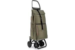 Carro Rolser Big Polar 4 Ruedas 2 Giratorias Plegable - Kaki