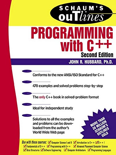 Schaum's Outline of Programming with C++ (Schaum's Outlines) (English Edition)