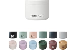 design letters Fiambrera Termica | Fiambrera acero inoxidable para bebés, niños y adultos | Loncheras De Trabajo Ideal Para Oficina | Perfecto para regalar | Lunch Box Incluye cuchara/tenedor