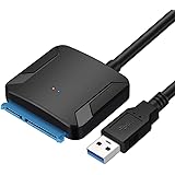 EasyULT USB 3.0 to SATA Adapter Cable for 3.5/2.5 Inch SSD/HDD Drives, SATA to USB 3.0 External Converter and Cable, Supports