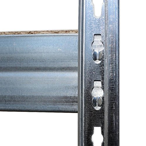 Steckregal TITANIA 280VT – Schwerlastregal – Lagerregal verzinkt – 120 cm breit - 3