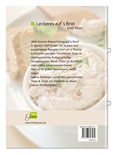 Book's Cover of Leckeres auf's Brot und dazu: Aufstriche aus dem Thermomix