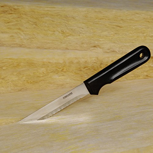 Fiskars Dämmstoffmesser, Gesamtlänge: 42 cm, Rostfreier Stahl, Schwarz, K20, 1001626 - 4