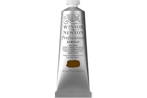 Winsor & Newton Professional Acrylic Pintura Acrílica en Tubo, Marrón (Raw Umber), 60 ml