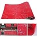 Produktbild KINLO® Küchenschrank folie Rot Folie Küche 500x61cm TOP Qualität Aufkleber Möbel Dekofolie mit Linie Anti-Schimmel möbelfolie aus Hochwertigem PVC folie selbstklebend Umweltschutz folie möbel Wandfolie Tapete folie wanddeko 2 Jahren Garantie