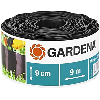 Gardena Bordure de plateband 9cm haut/9m Long, Marron, 30 x 30 x 30 cm